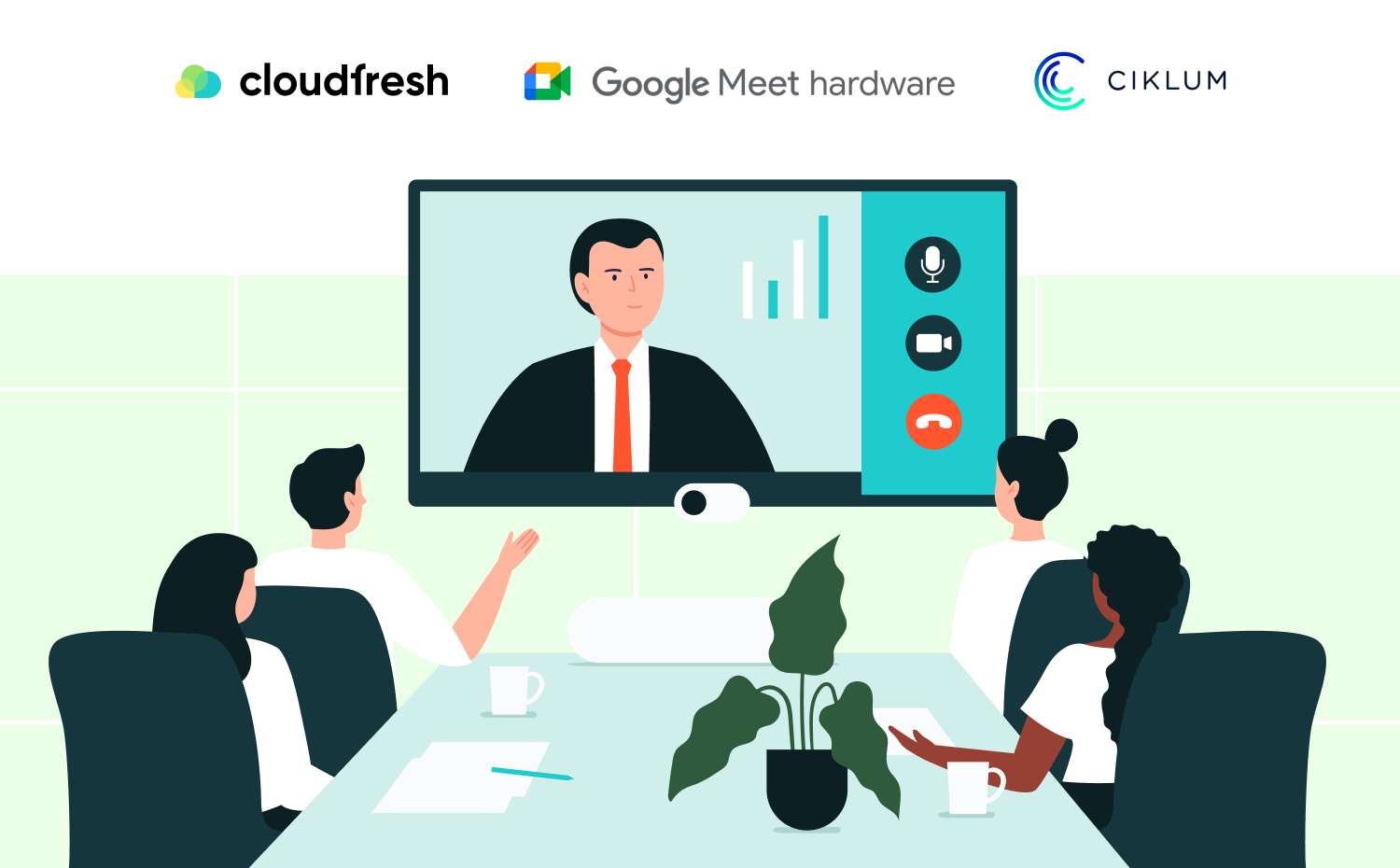 Cloudfre & Google Meet Hardware & Ciklum
